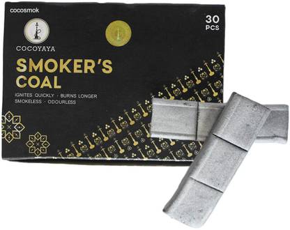 cocosmok Smokers coal 3x burning time Hookah Charcoals