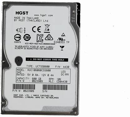 Hitachi pro 600 GB Desktop Silver IDE Internal Hard Disk Drive (HDD) (HUC106060CSS600)