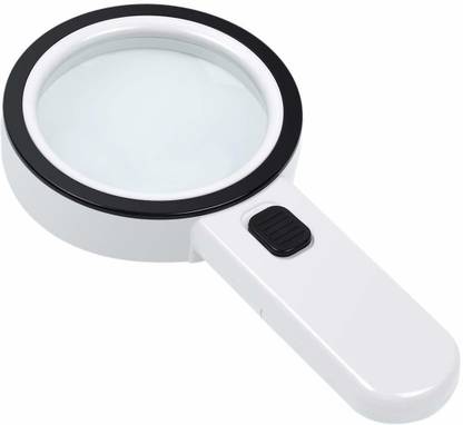SERVEUTTAM LED Light 45X Magnifying Glass Lens for Jewellery Watch Loupe, Handheld Reading 45 X LED Light 45X Magnifying Glass Lens for Jewellery Watch Loupe, Handheld Reading 45 magnifier