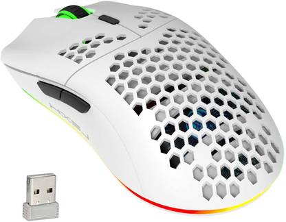 HXSJ T66 Ultralight Wireless RGB Wireless Ambidextrous Optical  Gaming Mouse