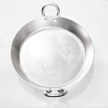SRI MEENAKSHI - ANODIZED ALUMINIUM TAVVI / FLAT FRY PAN - Flat Pan 28 cm diameter 1 L capacity
