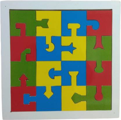 GKids Wooden Brain Explore Interlocking inset Blocks Jigsaw Puzzles Board Game for kids Age 3 and above