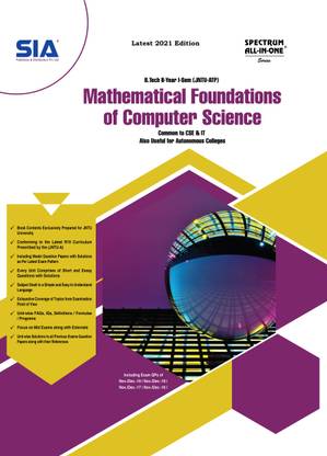 Mathematical Foundations Of Computer Science, B.Tech II-Year I-Sem (CSE & IT) R19, JNTU-Anantapur, Latest 2021 Edition