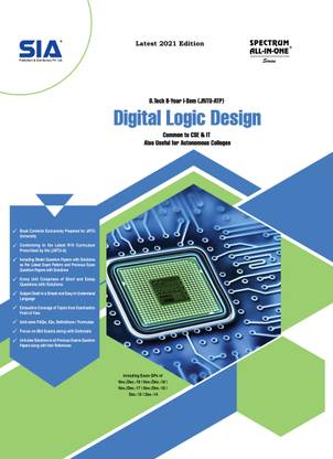Digital Logic Design, B.Tech II-Year I-Sem (CSE & IT) R19, JNTU-Anantapur, Latest 2021 Edition