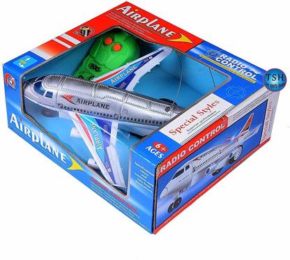 NIYAMAT Airplane Toy Radio Control Running Plane/Moving Aeroplane
