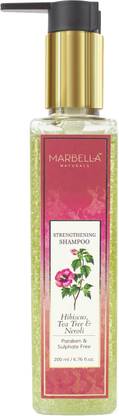 MARBELLA NATURALS Hibiscus, Tea Tree & Neroli Strengthening Shampoo