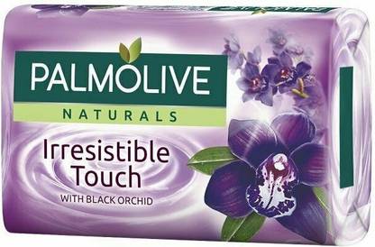 PALMOLIVE "Irresistible Touch" Black Orchid Bar Soap 4pz x 90g