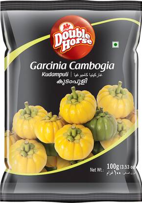Double Horse Black Tamarind -100 g(Pack of 1)|Garcinia Cambogia | Kudampuli
