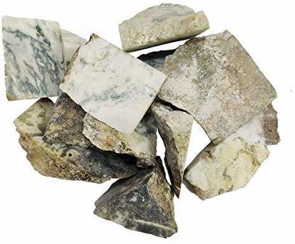 9dzine Tree Agate Rough Raw Stone for Reiki Healing & Vastu,Tree Agate Raw Gemstone 1Kg Regular Asymmetrical Crystal Stone