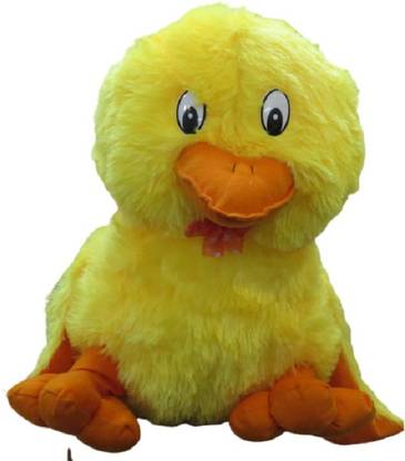 Toy Shop Premium Quality Stuff Toy Yellow Duck Soft Fur  - 43 cm