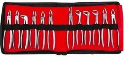 RSSW Dental Supreme Quality Tooth Extraction Forceps Set of 12 Utility Forceps