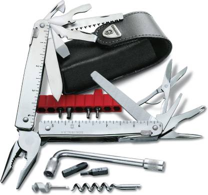 Victorinox Original SwissTool CS Plus In Leather Pouch 25 Multi-utility Knife