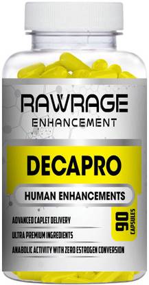 Rawrage DECAPRO Ultimate Size Gain Formula l Helps Gain Mass