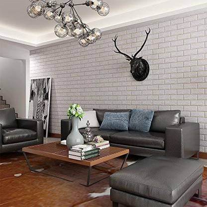Indiashoppe.in Vinyl, Paper, Grass Cloth Classics White Wallpaper