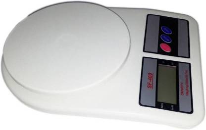 Zeom White_Weighing_Scale_SF400 Weighing Scale  (White) Weighing Scale