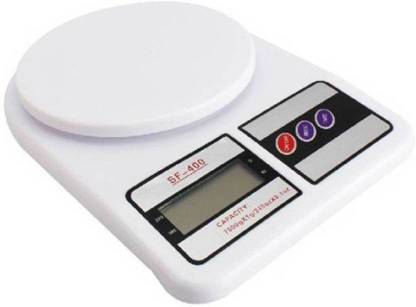 Zeom Hero's Digital Electronic Weight Scale 10 Kg SF400 Kitchen Weighing Scale  (White) Weighing Scale
