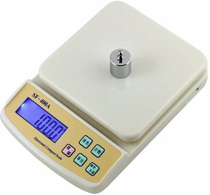 Zeom Digital 10kg SF400A Multipurpose Kitchen Weighing Scale Weighing Scale  (White) Weighing Scale