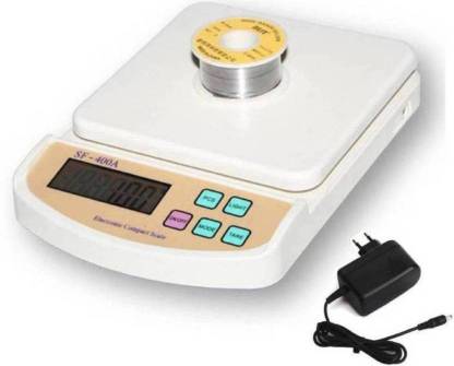 Zeom Upto 10kg Vegetable Kitchen SF 400A Adapter Weighing Scale   Weighing Scale  (White) Weighing Scale