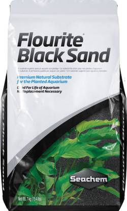 SEACHEM Flourite Black Sand 7 Kg Sand Planted Substrate