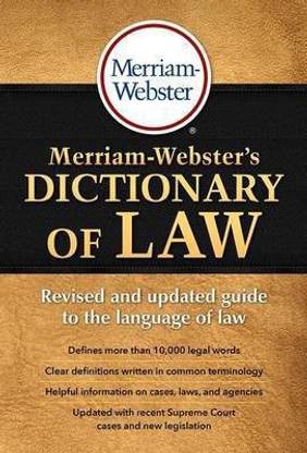 Merriam-Webster's Dictionary of Law
