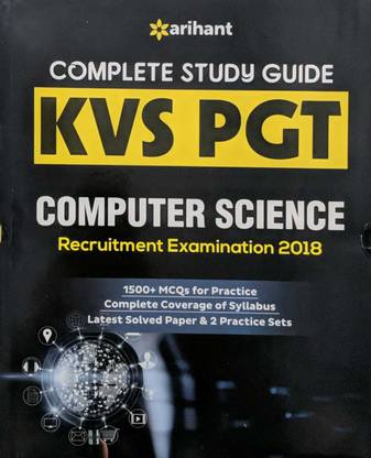 KVS PGT Computer Science Guide 2018