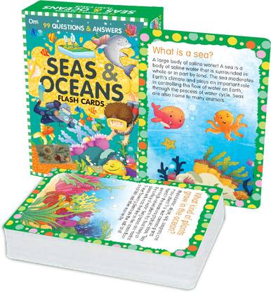 99 Question & Answers Seas and Ocean Flash Cards