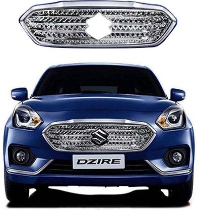 IMMUTABLE Front Chrome Grill Car Grill Cover
