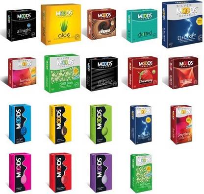 MOODS Jumbo Pack Condoms 3Sx10 & Jumbo Pack Condoms 12Sx9 Condom