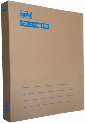 Solo Modernized Cardboard Paper Ring File - 20mm Ring (A4)