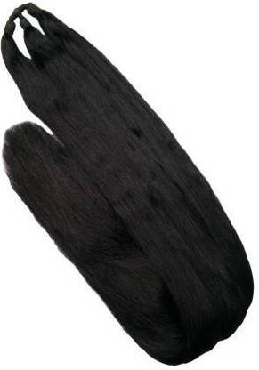 Appravo High quality Looks like real beautiful artificial hair choti  Extension  Volumizer Black Hair Extension