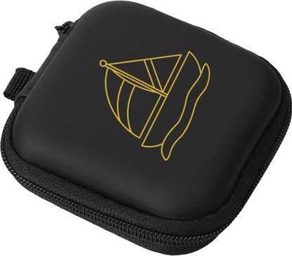 StealODeal Leather Zipper Headphone Case For Universal