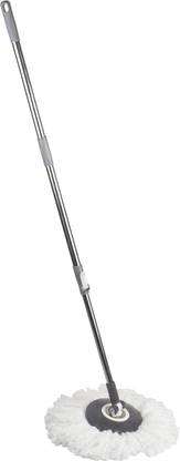 POLYSET Mop Accessory Kit. (Steel Rod + Micro Fibber Refill Holder + 1 Micro Fibber Refill), Wet & Dry Mop