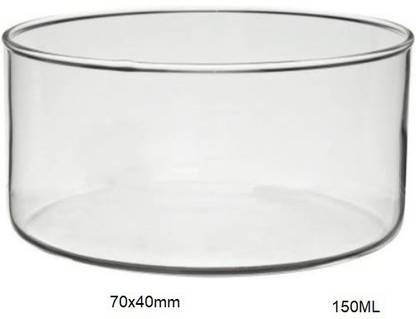 DULAB Borosilicate Glass Crystallizing Dish, 7 cm x 4 cm Lab Evaporating Dish