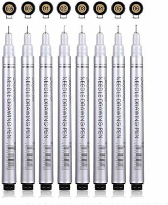 izone NEEDLE DRAWING PEN (PACK OF 8) Multi-function Pen