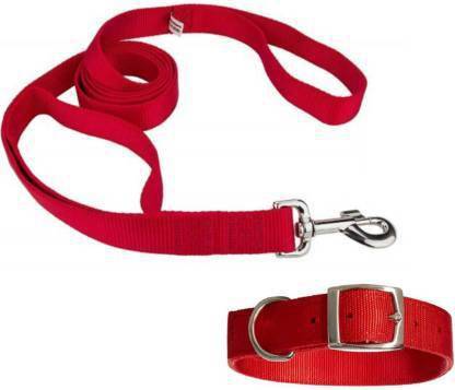 Cavalry HIGH QUALITY RED 1 INCH LEAD COLLAR FOR L & M SIZE PET 170 cm Dog Martingale Leash