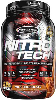Muscletech Performance Series Nitrotech Whey Protein Peptides & Isolate Whey Protein