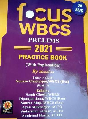 Focus WBCS Prelims 2021 Practice Book