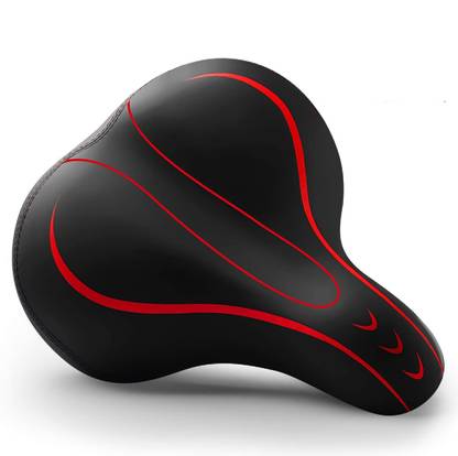 Leosportz Oversized Bike Seat, Comfortable Bike Seat - Universal Replacement Bicycle Saddle Saddle
