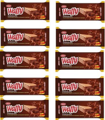 Dukes Chocolate Flavored Creamy & Crunchy Wafers Big Combo (Pack of 10) Wafers  (10 x 75 g) Waffles