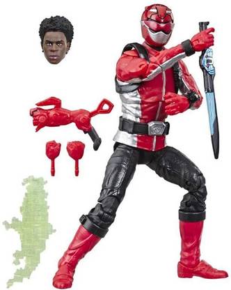 Power Rangers Power Ranger Lightning Collection 6-Inch Beast Morphers Red Ranger Collectible Action Figure with Accessories