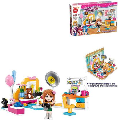 Qman Building Block Emily’s Photographic Studio Building Set Toys for Girls 6+ (130 Pieces)