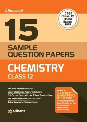 15 Sample Question Papers Chemistry Class 12th Cbse