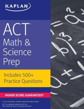 ACT Math & Science Prep  - Includes 500+ Practice Questions