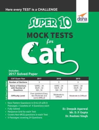 Super 10 Mock Tests for CAT