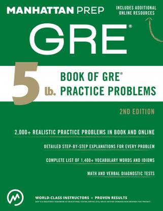 Book of GRE practice problems