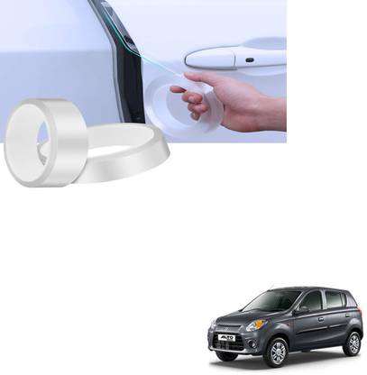 SEMAPHORE Anti-Scratch Car Strips, Transparent Car Door and Boot Edge Guard Protector, Invisible Adhesive Seal Strip, Scratch Resistant Anti-Collision for Maruti ALTO 800 5 m Anti Slip Tape