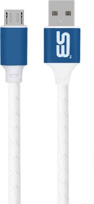 SB Micro USB Cable 2 A 1.2 m Data Cable | Fast Charge & Transfer | Micro USB | Tangle Free |Smooth Pvc | Durable QC 3.1, 1.2 Meter (Blue)