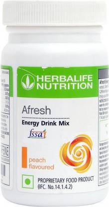 HERBALIFE Afresh Energy Drink Mix - Peach Flavor For Weight Loss Energy Drink