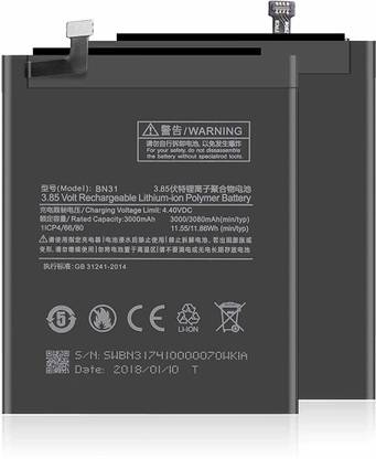 Bappa Mobile Accessories Mobile Battery For  Xiaomi Redmi mi Y1