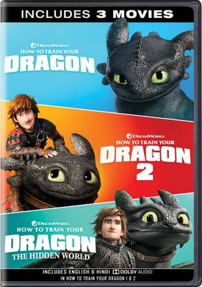 How to Train Your Dragon Trilogy: 3 Movies Collection - Part 1, 2 & 3 (3-Disc Box Set)
